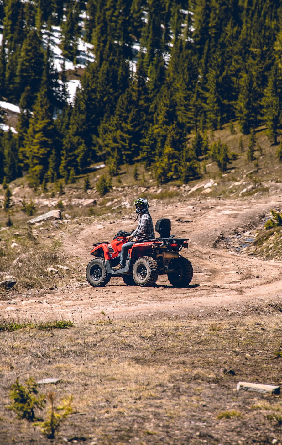 ATV on trail
