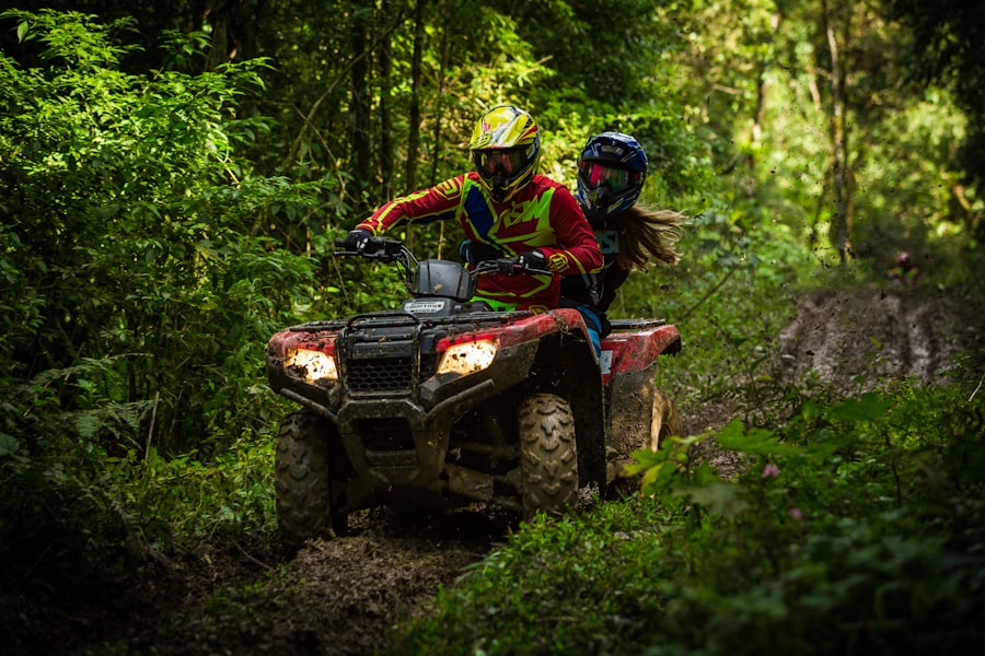 Couple on ATV
